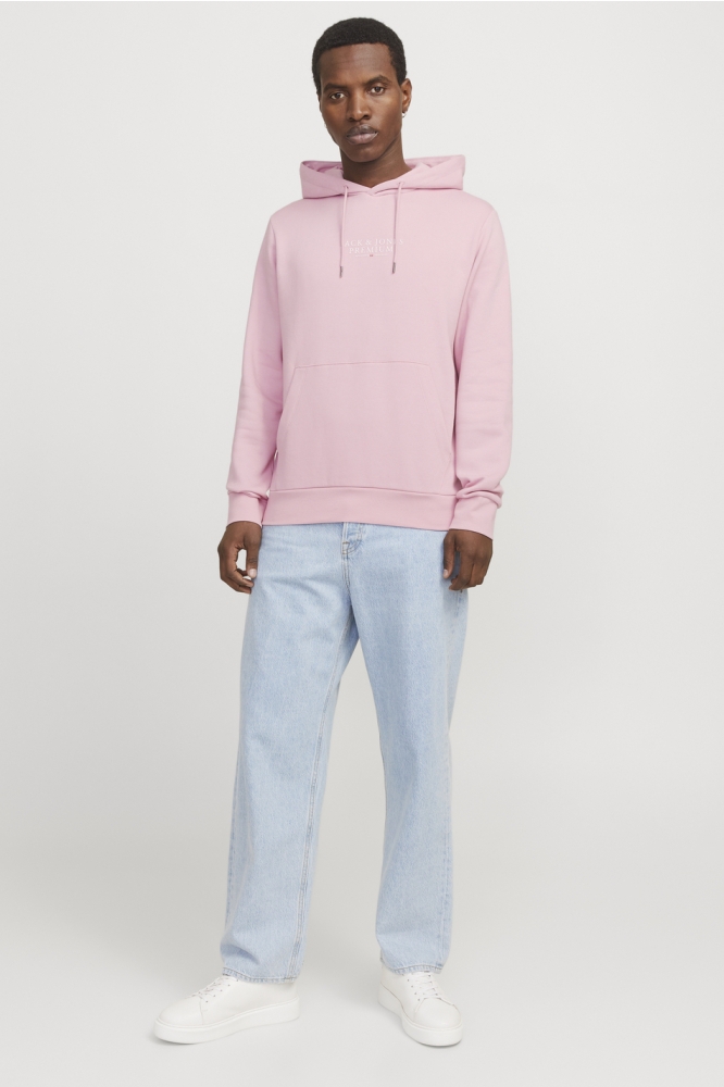 JPRBLUARCHIE SWEAT HOOD NOOS 12216335 Pink Nectar